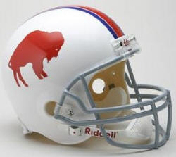 Buffalo Bills 1965 to 1973 Riddell Full Replica Throwback Helmet 