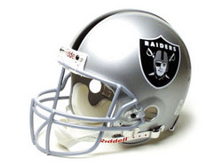 Oakland Raiders Full Size "Deluxe" Replica NFL Helmet by Riddell